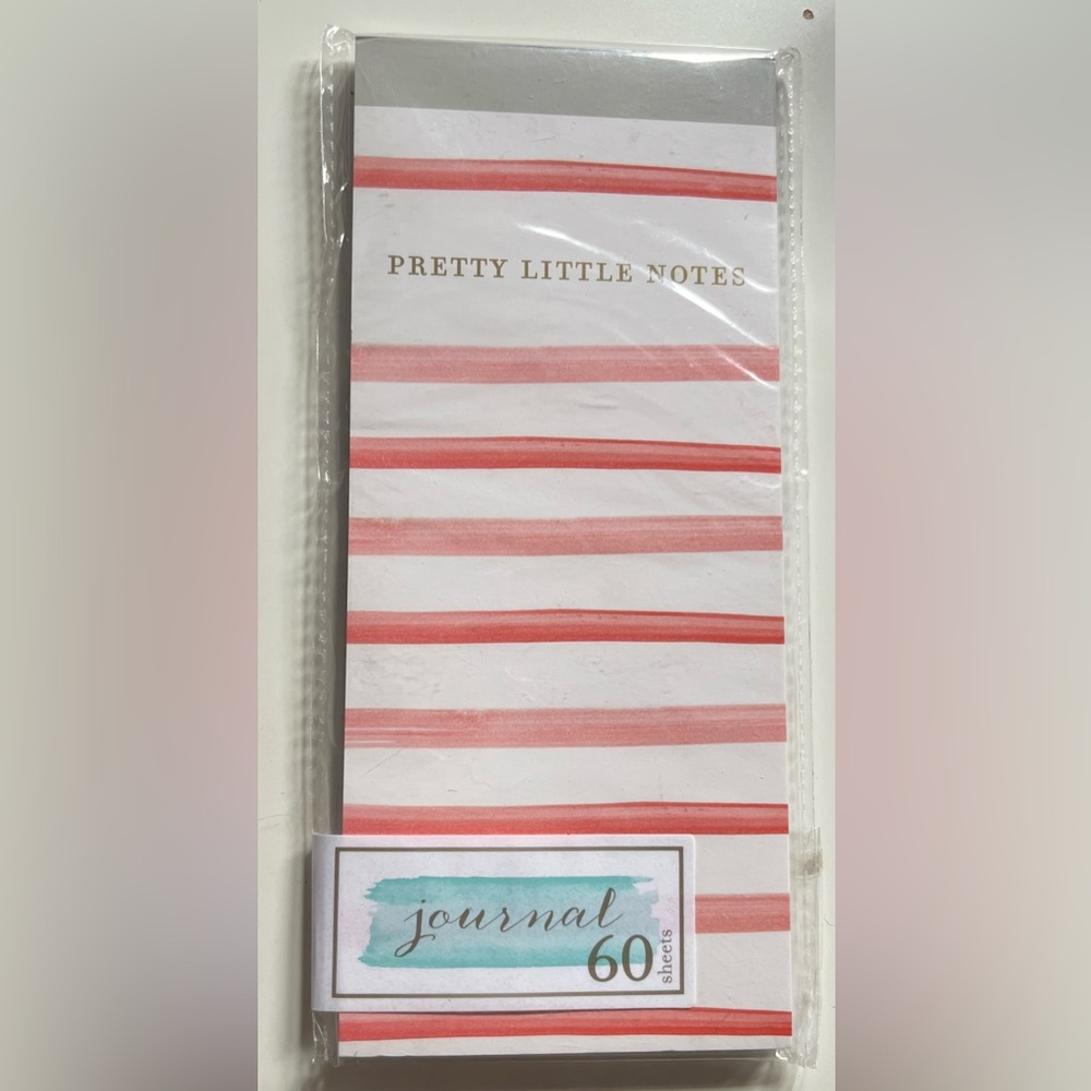 Pretty Little Notes Striped Notepad